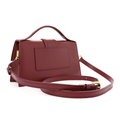 Jacquemus Leather Shoulder Bag – Burgundy & Dark Brown - View 3