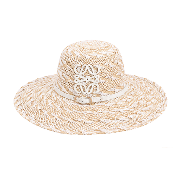 Loewe Paula's Ibiza Anagram Raffia Sun Hat Beige – product view