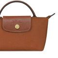Longchamp Le Pliage Pouch with Handle – Cognac - View 2