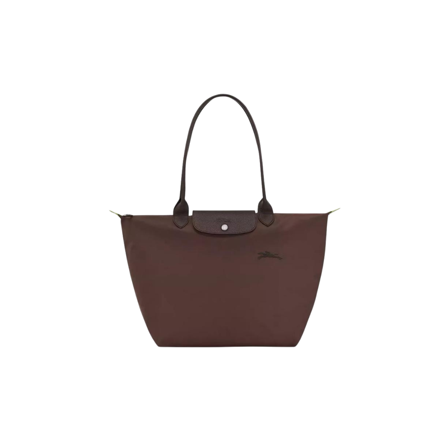 Longchamp Le Pliage Green Shoulder Tote – Mocha Brown - View 1