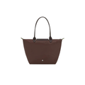 Longchamp Le Pliage Green Shoulder Tote – Mocha Brown - View 3