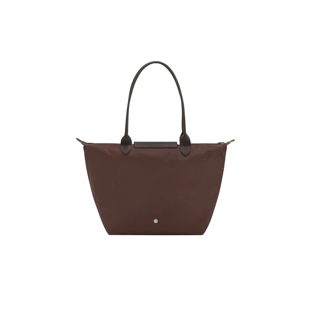 Longchamp Le Pliage Green Shoulder Tote – Mocha Brown - View 3