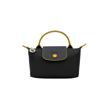 Longchamp Le Pliage Original Handbag – Black & Gold - View 1