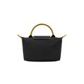 Longchamp Le Pliage Original Handbag – Black & Gold - View 4