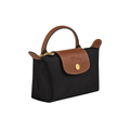 Longchamp Le Pliage Original Pouch – Black & Brown - View 2