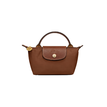 Longchamp Le Pliage Original Pouch – Light Brown - View 1