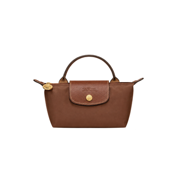 Longchamp Le Pliage Original Pouch with Handle – Brown - View 1