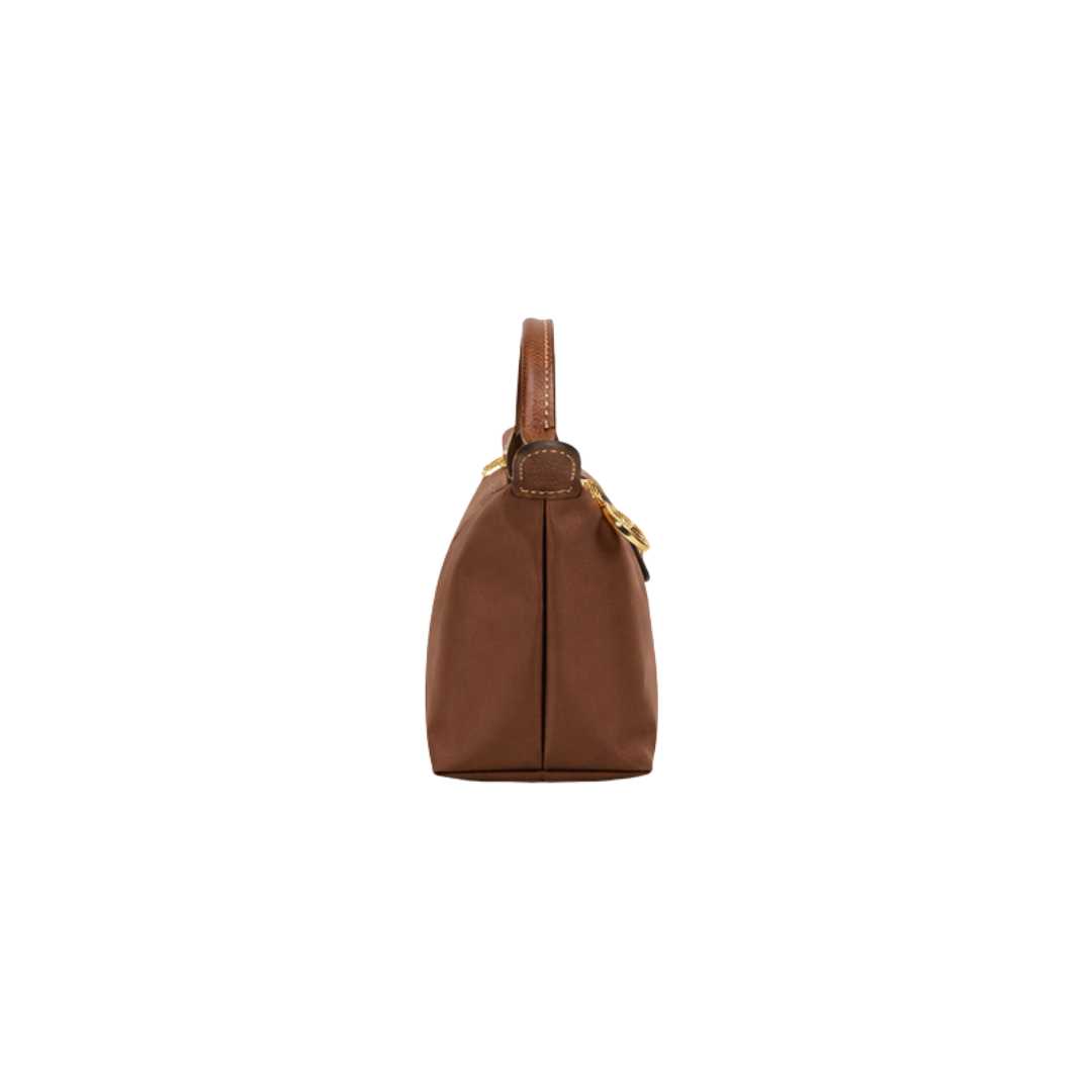 Longchamp Le Pliage Original Pouch with Handle – Brown - View 3