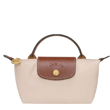 Longchamp Bag – Brown with Leather Trim - View 1