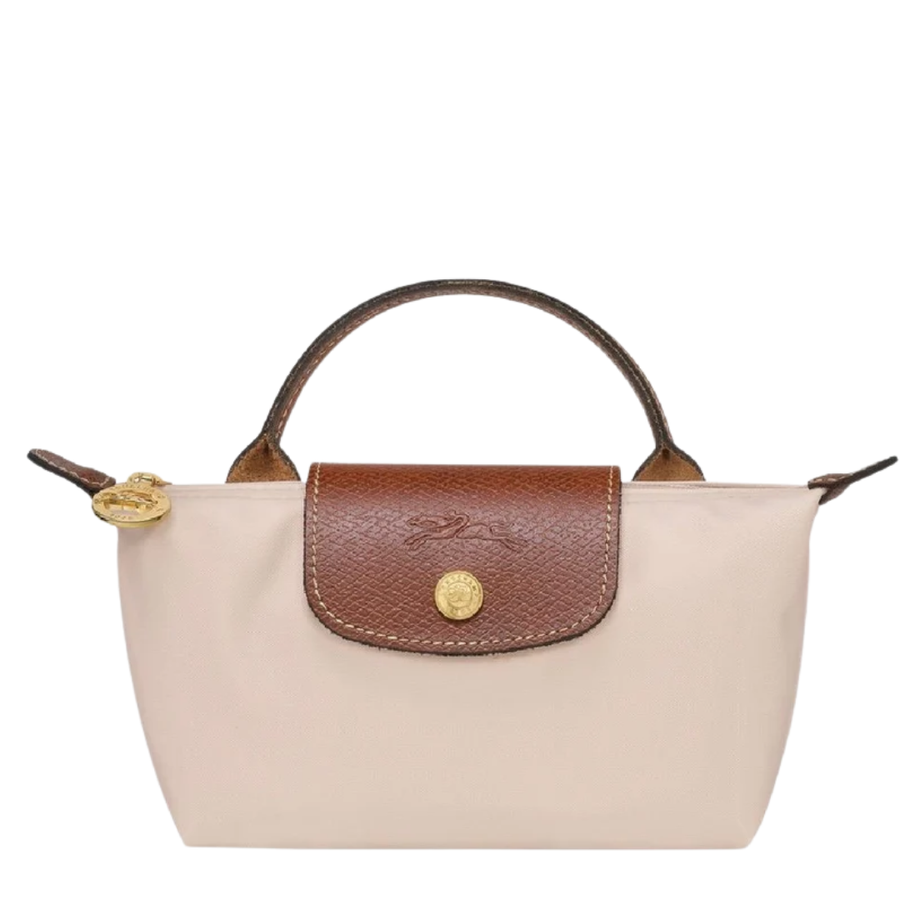 Longchamp Bag – Brown with Leather Trim - View 1