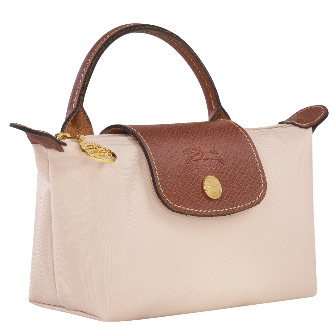 Longchamp Bag – Brown with Leather Trim - View 2