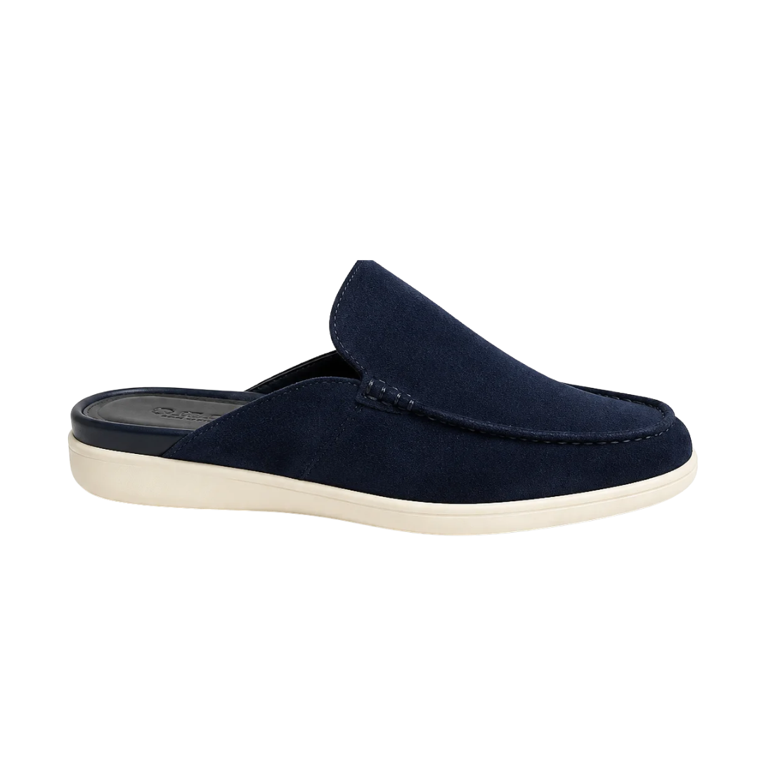 Loro Piana Babouche Walk Shoes – Dark Navy Suede - View 1