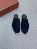 Loro Piana Babouche Walk Shoes – Dark Navy Suede - View 5