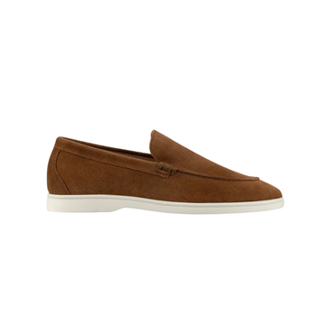 Loro Piana Suede Loafers – Brown - View 1