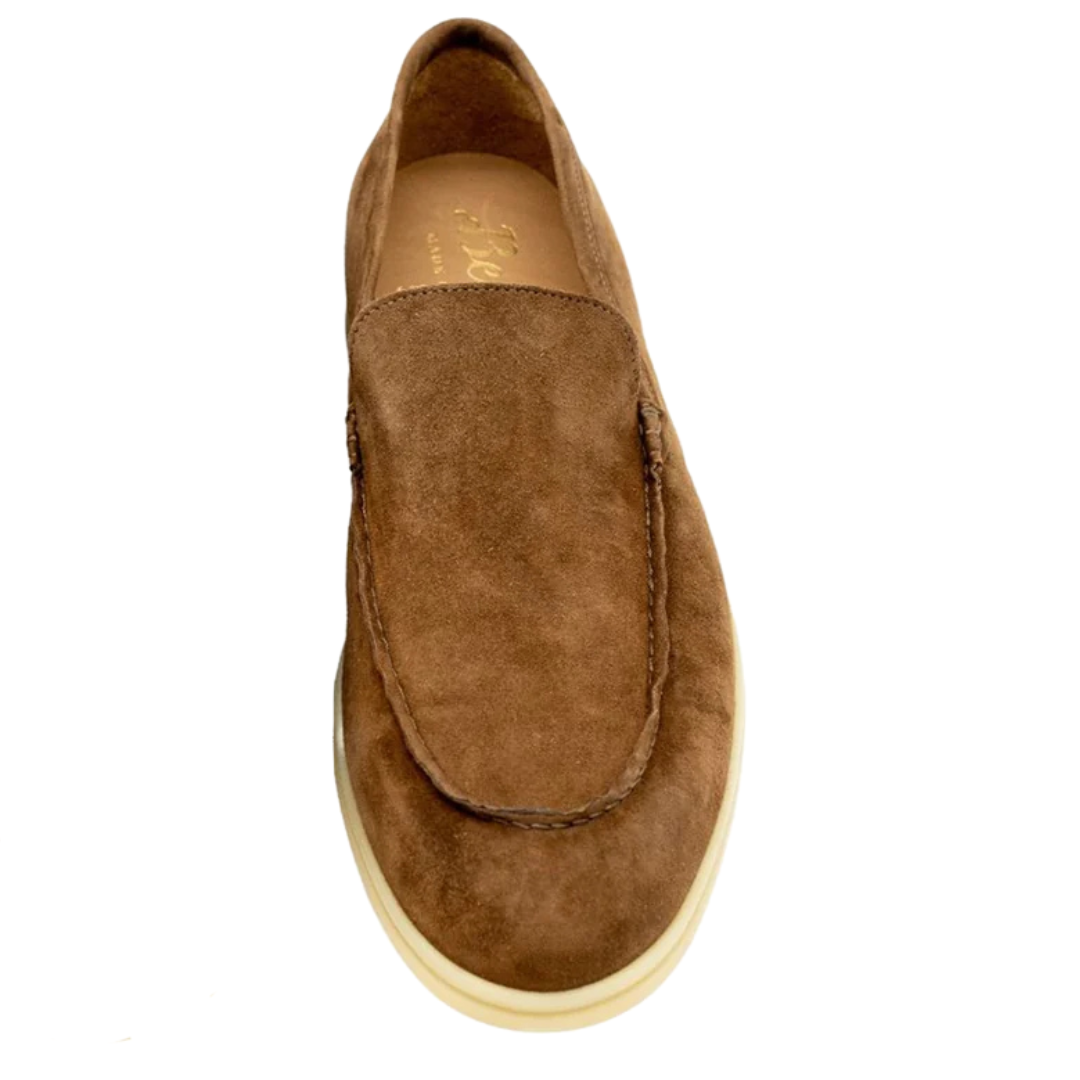 Loro Piana Suede Loafers – Brown - View 3