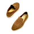 Loro Piana Suede Loafers – Brown - View 4
