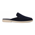 Loro Piana Suede Mules – Navy Blue - View 1