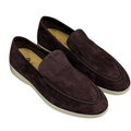 Loro Piana Summer Suede Shoes – Chocolate Brown - View 4