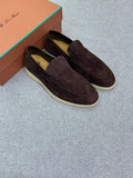 Loro Piana Summer Suede Shoes – Chocolate Brown - View 5