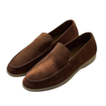 Loro Piana Summer Walk Suede Loafers – Brown - View 2