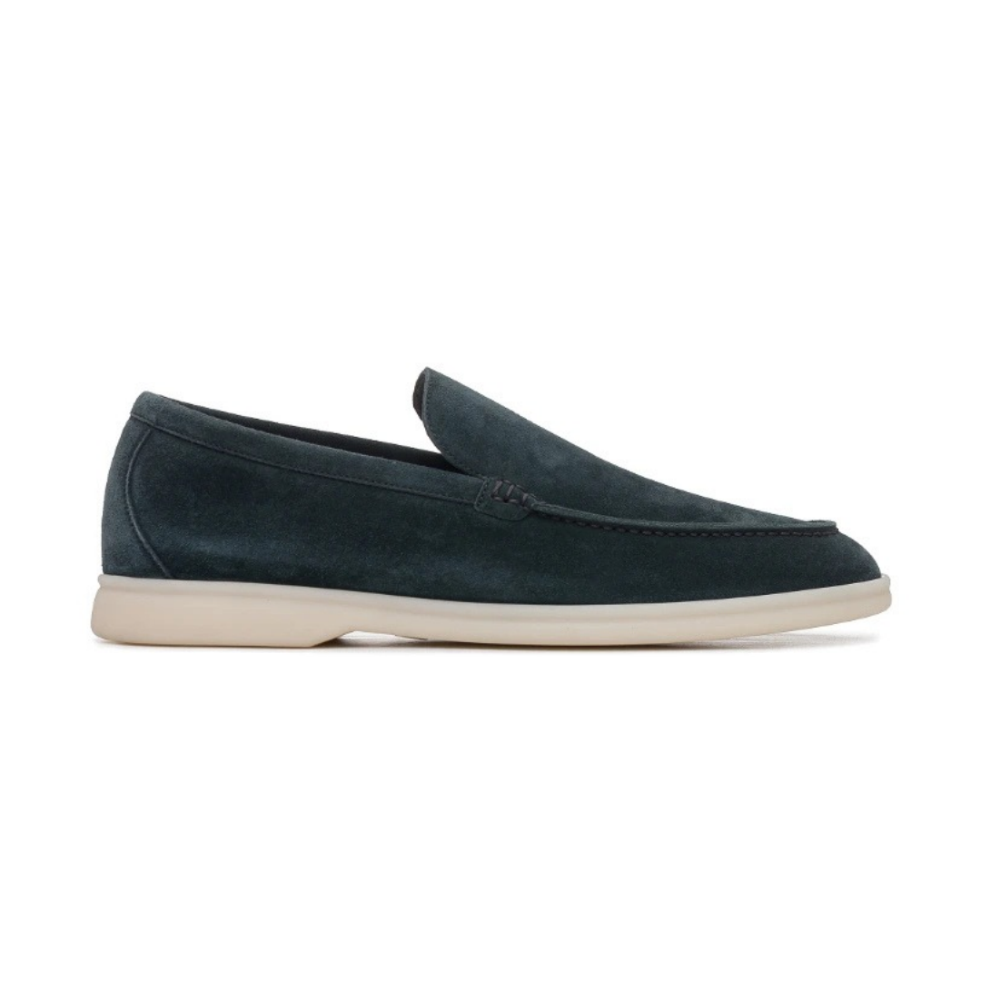 Loro Piana Summer Walk Loafers – Dark Grey - View 1