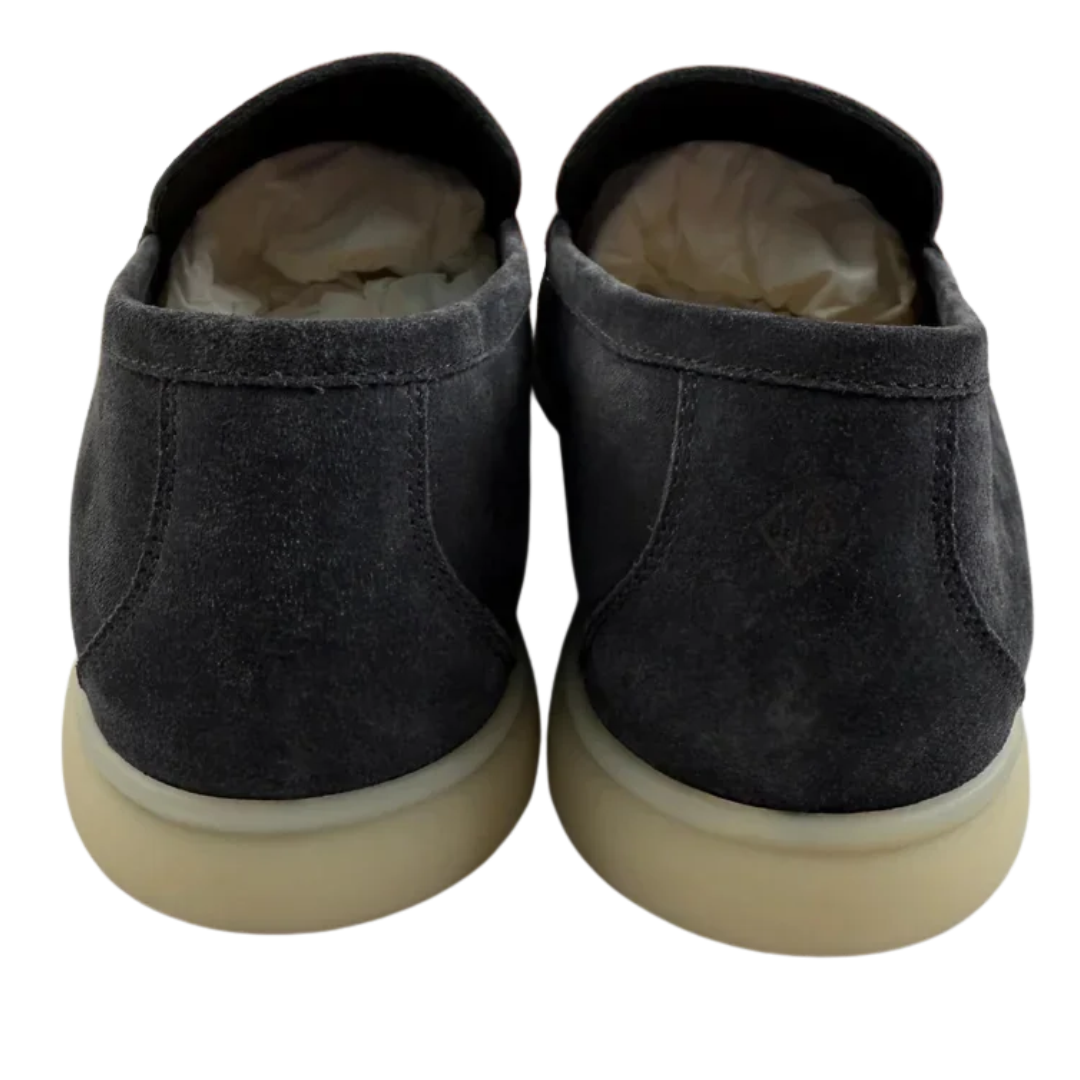 Loro Piana Summer Walk Loafers – Dark Grey - View 3
