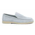 Loro Piana Summer Walk Icy Loafers – Grey - View 1