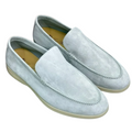 Loro Piana Summer Walk Icy Loafers – Grey - View 4