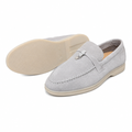 Loro Piana Summer Walk Loafers – Light Grey - View 2