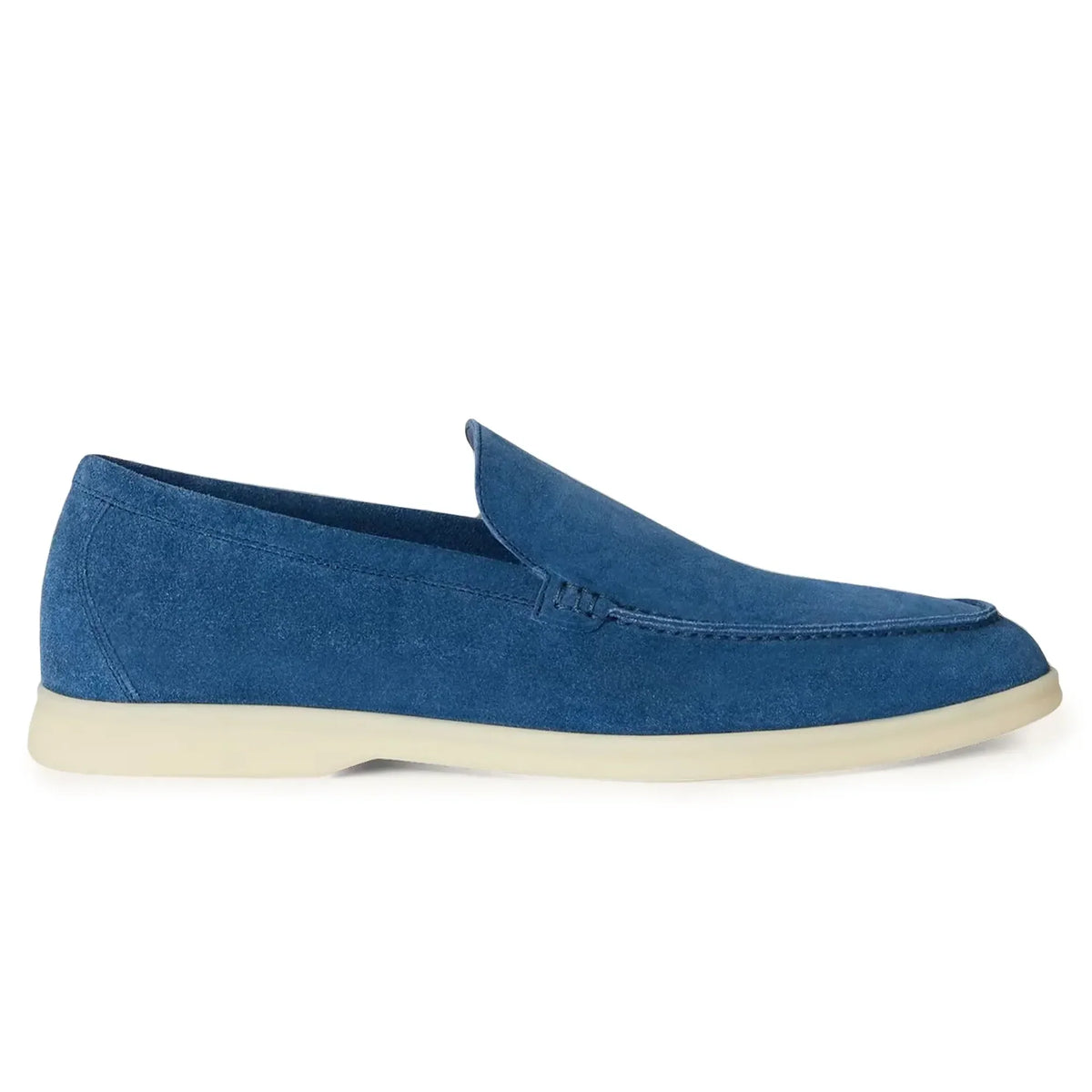 Loro Piana Summer Walk Loafers – Blue - View 1