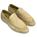 Loro Piana Summer Walk Suede Loafers – Light Beige - View 4