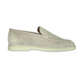Loro Piana Summer Walk Suede Loafers – Linen - View 1