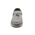 Loro Piana Summer Walk Suede Loafers – Light Grey - View 2