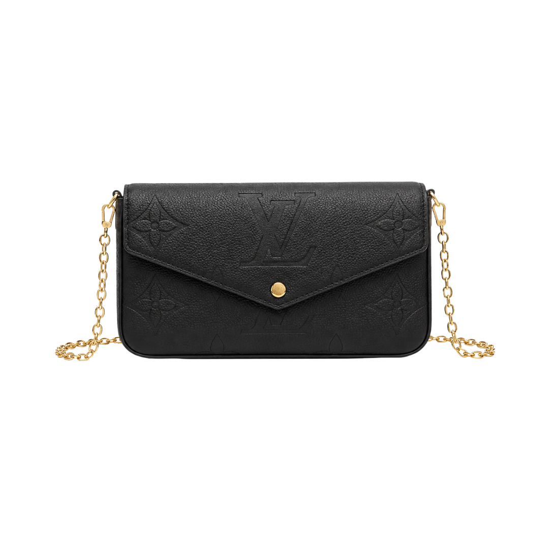 Louis Vuitton Bag Pochette Felicie Wild At Heart Black