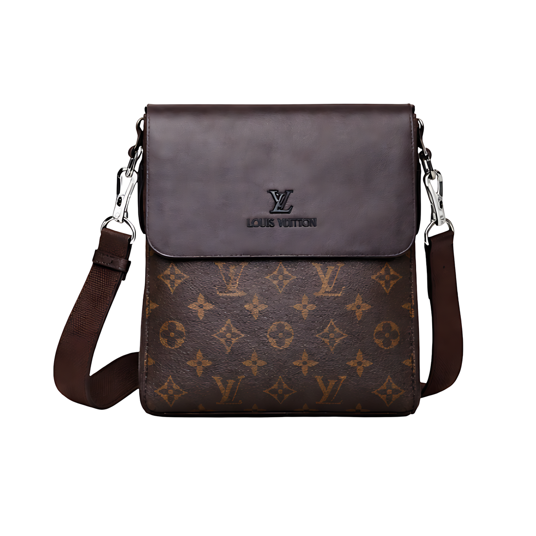 Louis Vuitton Crossbody Bag | Louis Vuitton Brown Leather LV Canvass - View 1