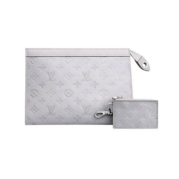 Louis Vuitton Pouch | Louis Vuitton Grey LV Design - View 1
