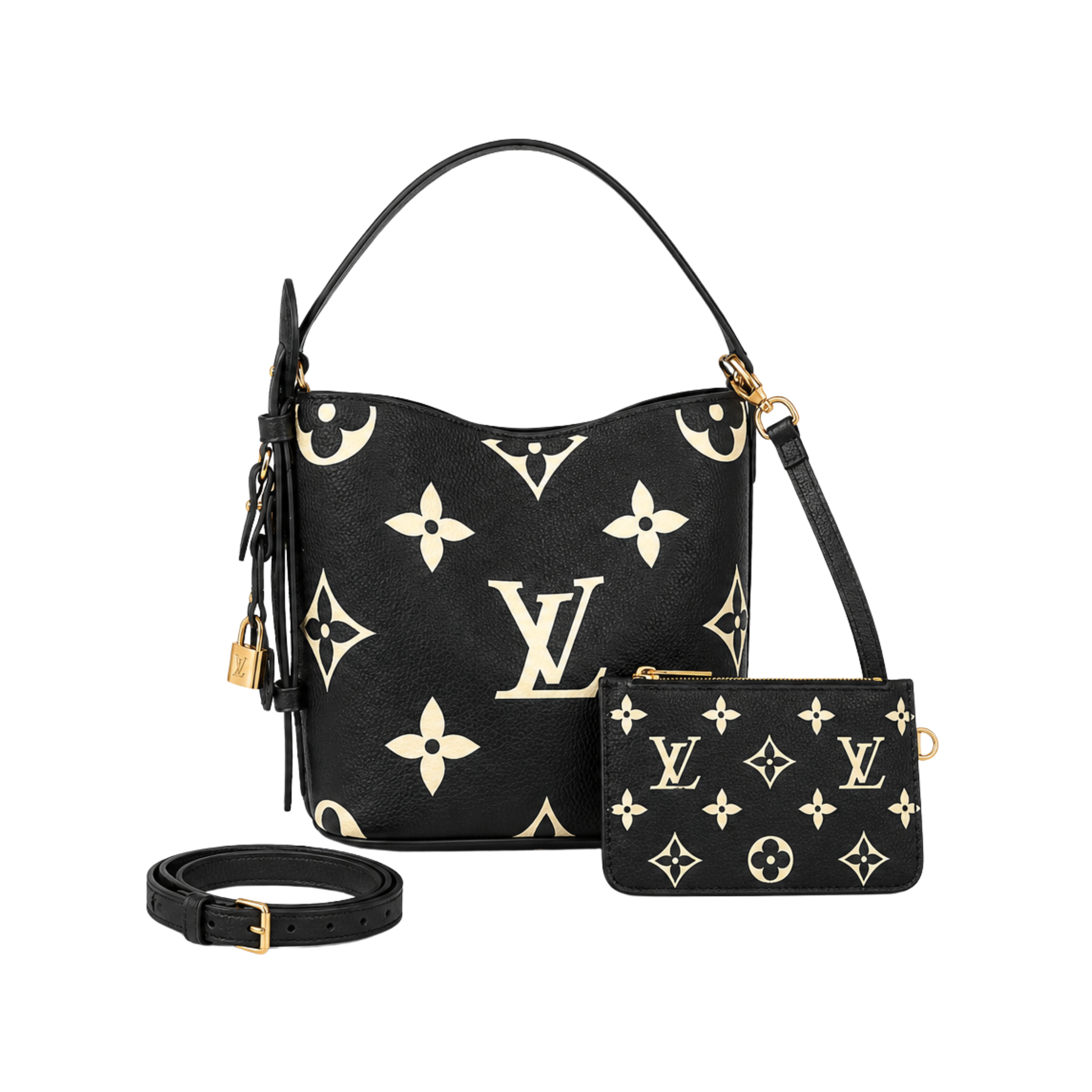 Louis Vuitton All-In BB Monogram Bicolor Black Bag - image 1