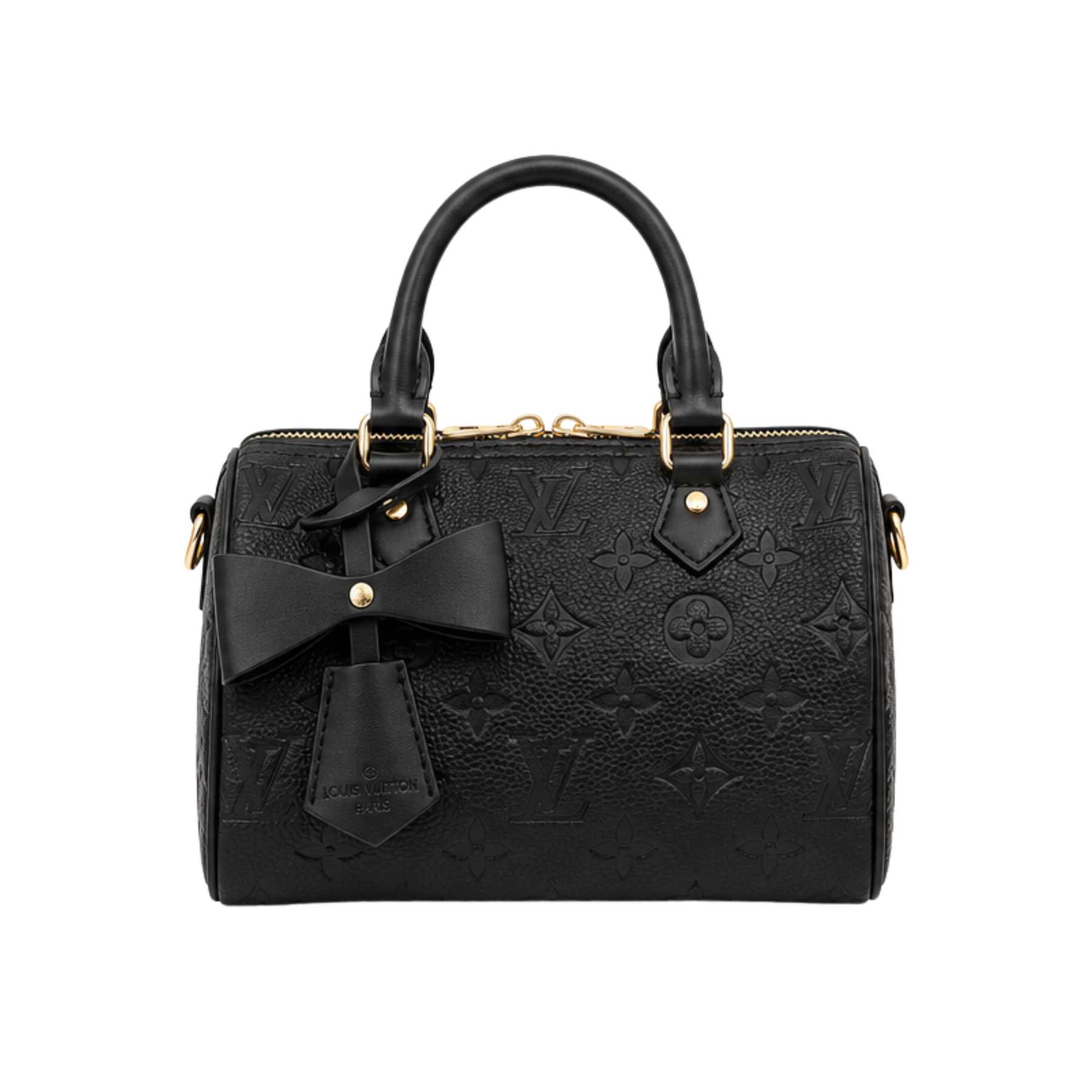 Louis Vuitton Nano Speedy Black Bag – product view