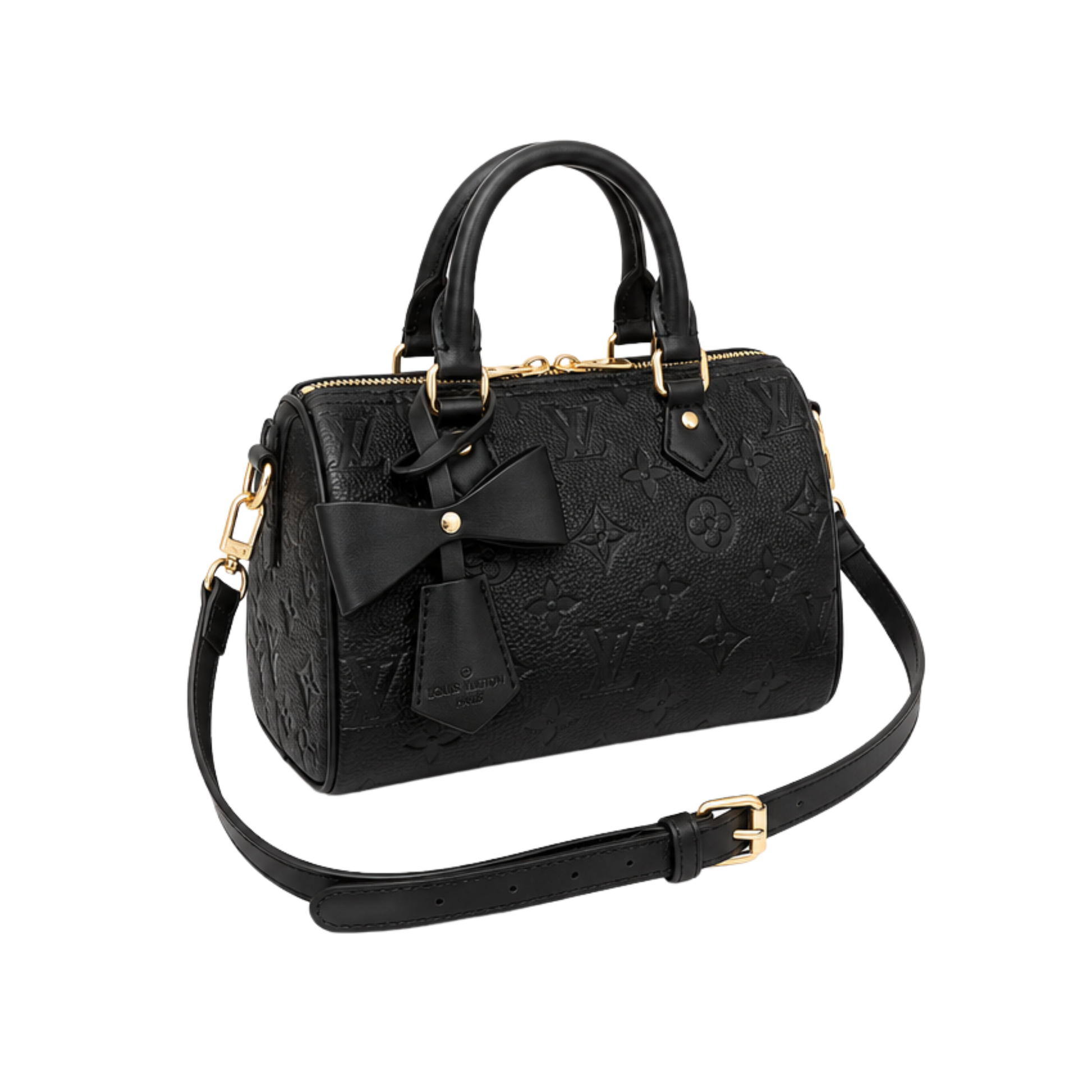 Louis Vuitton Nano Speedy Black Bag – product view