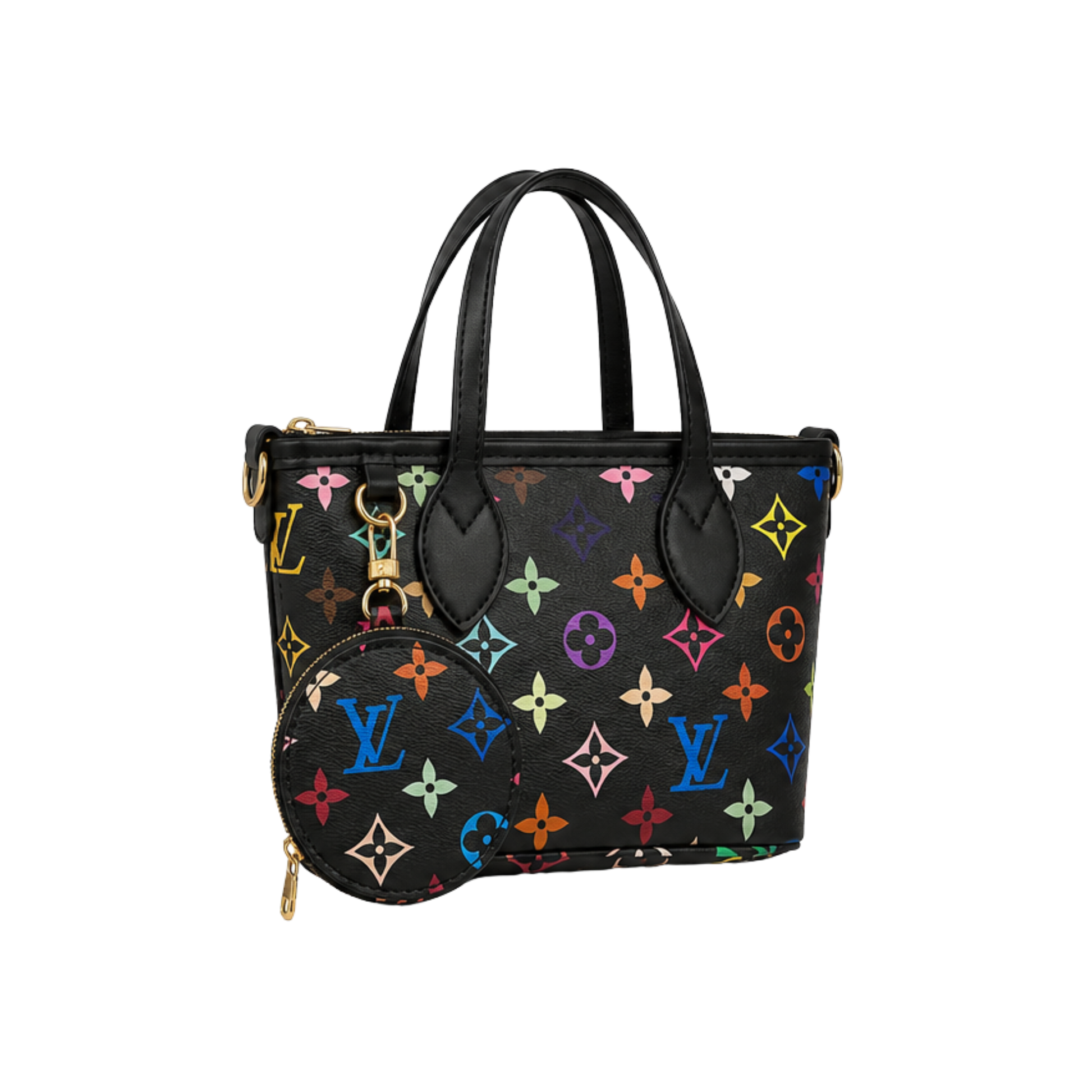Louis Vuitton X Murakami OnTheGo EW Black Bag – product view