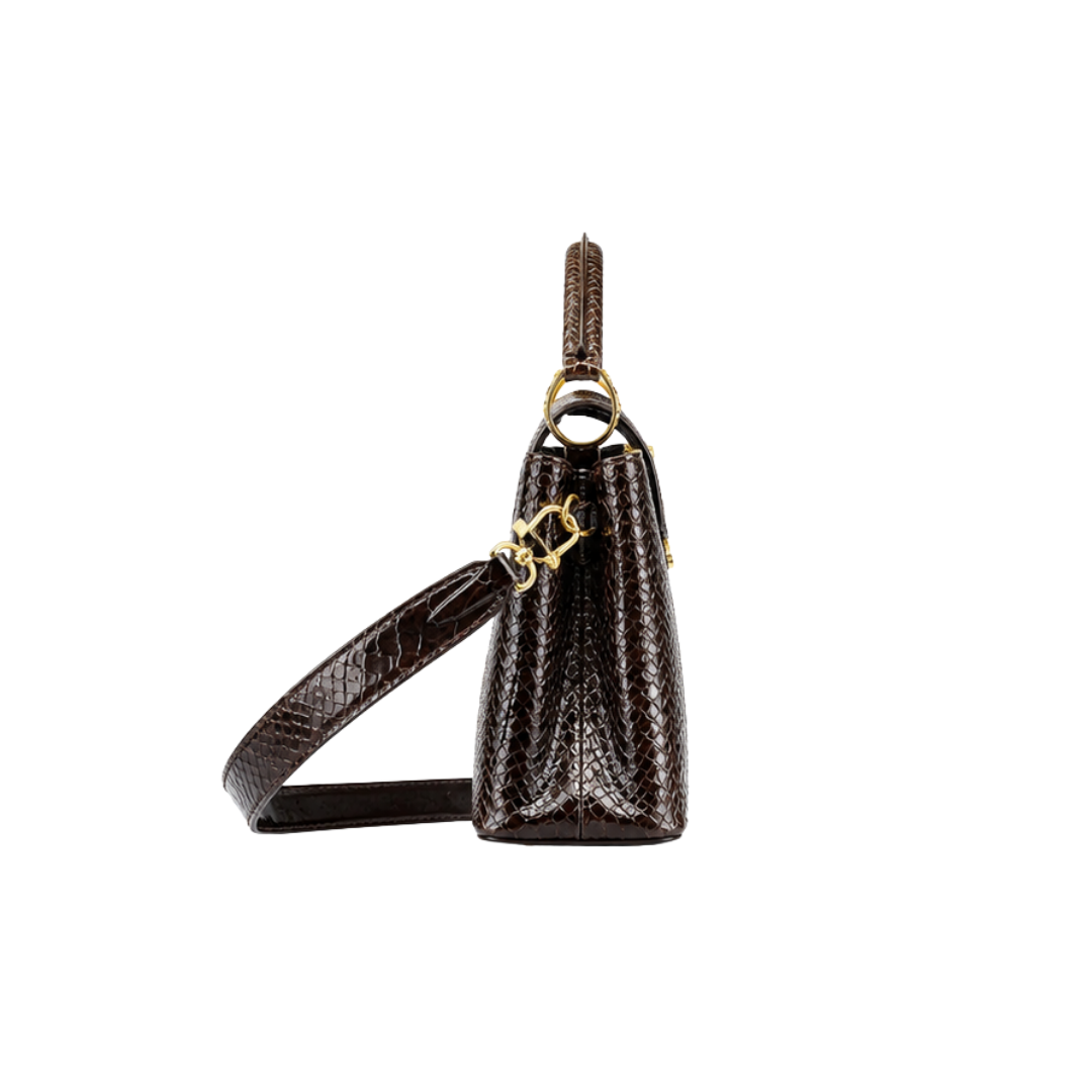 Louis Vuitton Capucines Mini – Dark Brown - View 3