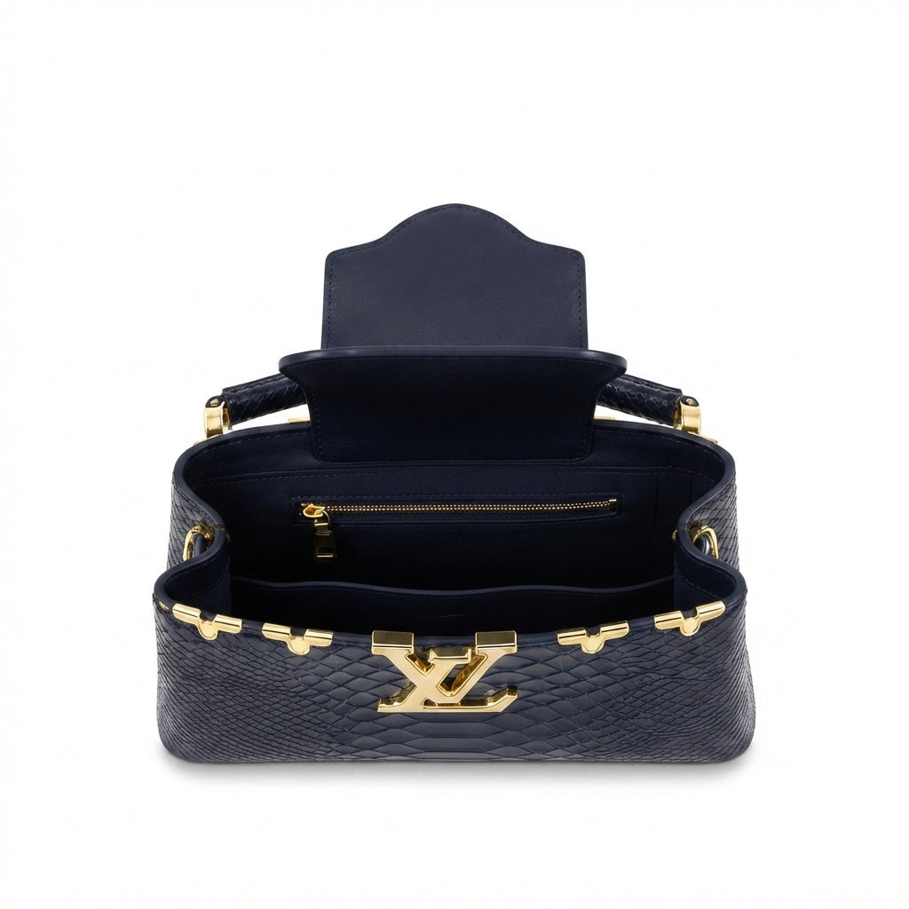 Louis Vuitton Capucines Mini Handbag – Black - View 4