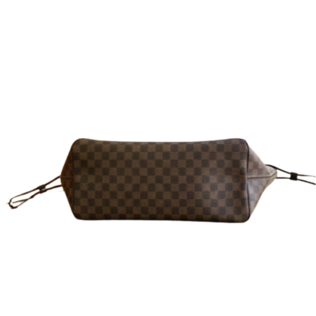 Louis Vuitton Neverfull MM Tote Bag – Brown & Cherry Red - View 2