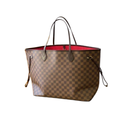 Louis Vuitton Neverfull MM Tote Bag – Brown & Cherry Red - View 4