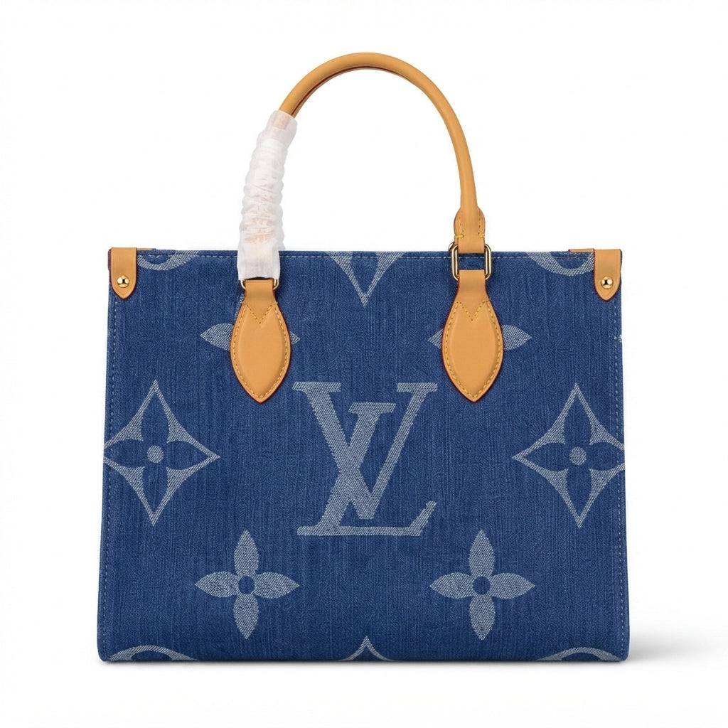 Louis Vuitton OnTheGo MM Tote Bag – Blue - View 3