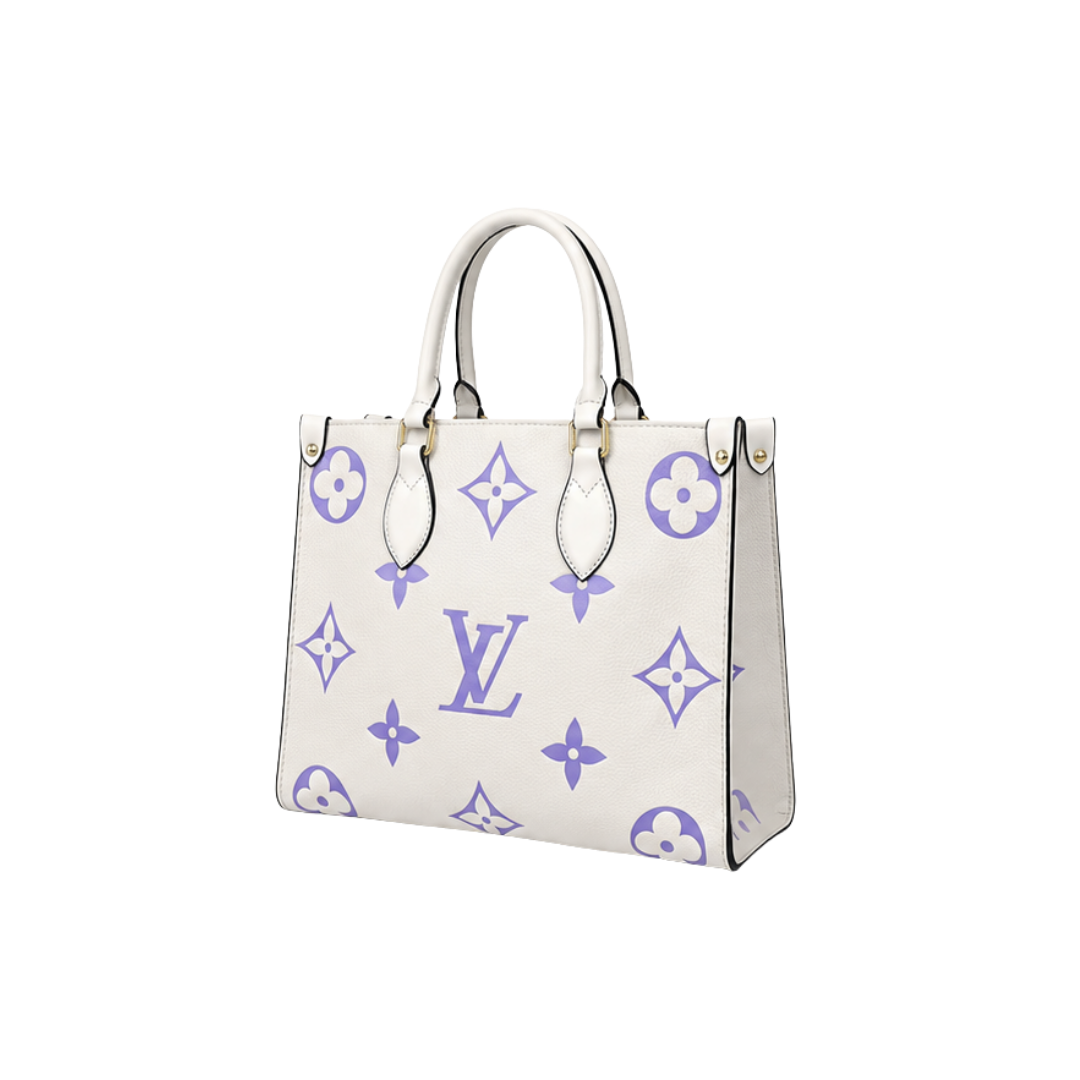 Louis Vuitton OnTheGo Tote Bag – Cream & Purple - View 2