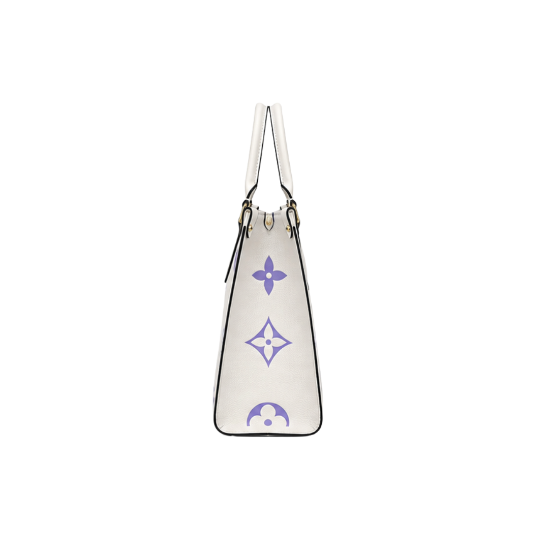 Louis Vuitton OnTheGo Tote Bag – Cream & Purple - View 3