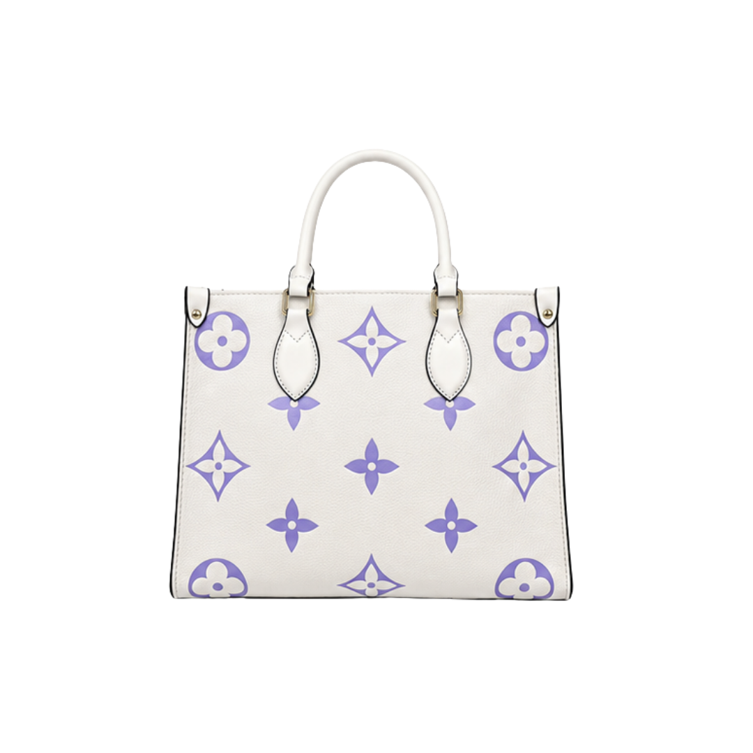 Louis Vuitton OnTheGo Tote Bag – Cream & Purple - View 4
