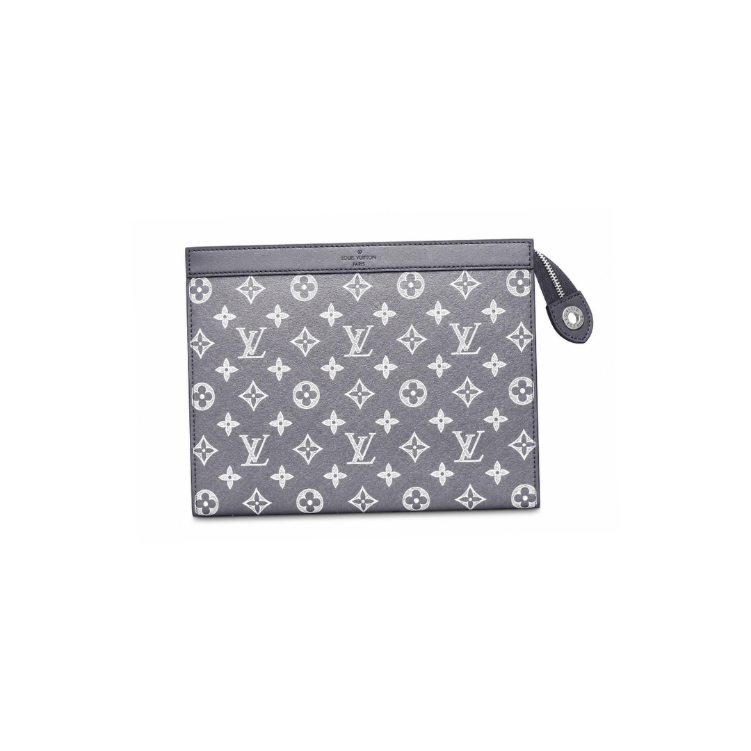 Louis Vuitton Pochette Voyage Clutch – Grey - View 1