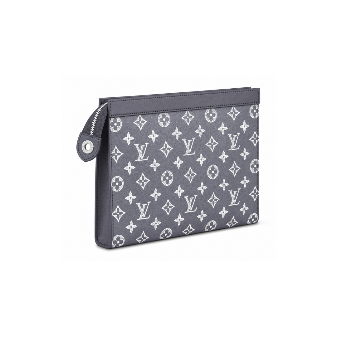 Louis Vuitton Pochette Voyage Clutch – Grey - View 2